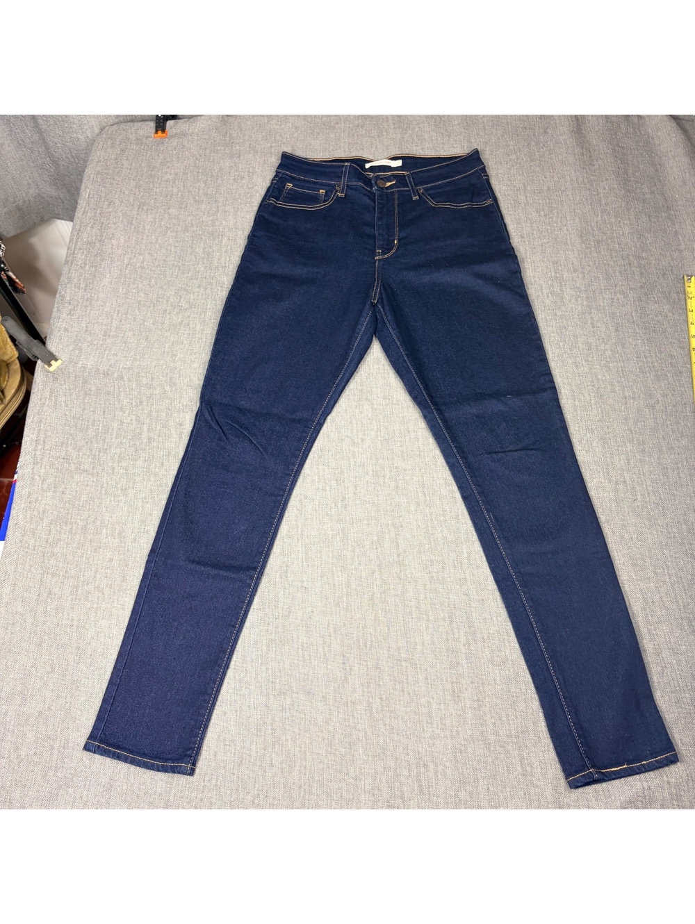 Levi's 721 High Rise Skinny Jeans Size 29 Dark Blue